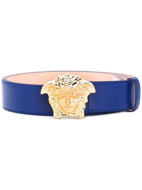 versace collection blue belt|Versace belt buckle.